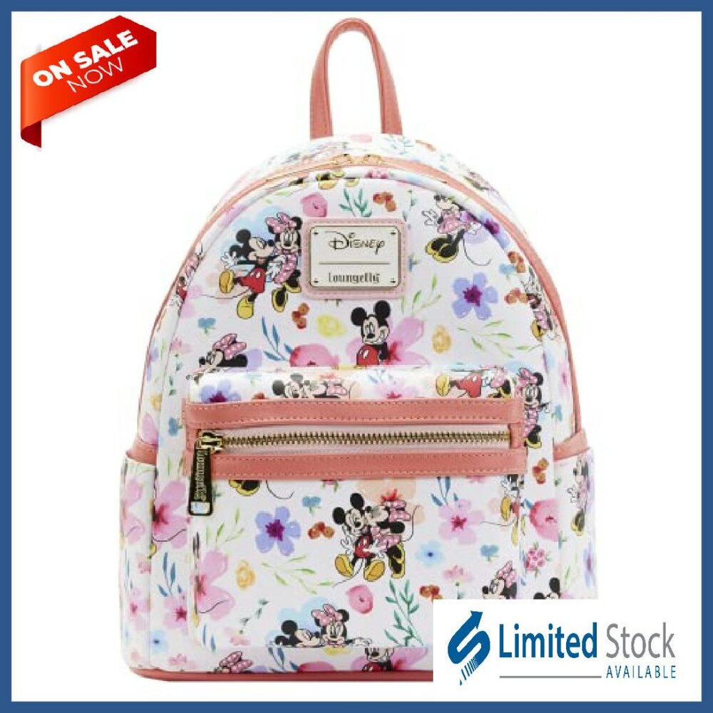 Mini Backpack Vegan Leather Multiple Pockets Adju… - image 2